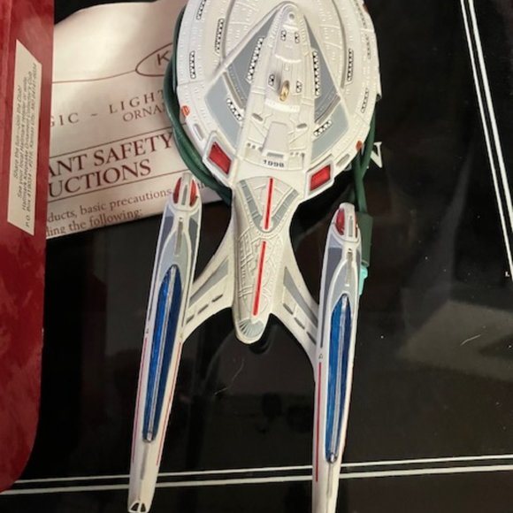 1998 USS Enterprise Hallmark Ornament - Picture 1 of 4